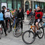 22.9.2013 Światowy dzień bez samochodu. Rowerowa masa krytyczna / Wojciech Habdas / Radio Kielce