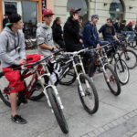 22.9.2013 Światowy dzień bez samochodu. Rowerowa masa krytyczna / Wojciech Habdas / Radio Kielce