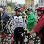 22.9.2013 Światowy dzień bez samochodu. Rowerowa masa krytyczna / Wojciech Habdas / Radio Kielce