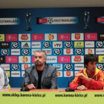 Pomeczowa konferencja prasowa / Krzysztof Żołądek / Radio Kielce