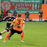 Fragment meczu Zagłębie Lubin - Korona Kielce / Krzysztof Żołądek / Radio Kielce