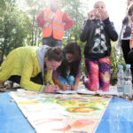 Piknik profilaktyczno-edukacyjny "Warzywa, owoce i ruch a będziesz zdrów" w Parku Miejskim / Wojciech Habdas / Radio Kielce