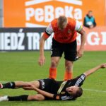 Fragment meczu Zagłębie Lubin - Korona Kielce / Krzysztof Żołądek / Radio Kielce