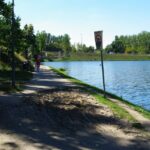 Ścieżka rowerowa wokół kieleckiego zalewu nie nadaje się do użytku / Paweł Klepka / Radio Kielce