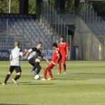 Fragment sparingu Korona Kielce - Widzew Łódź / Kamil Król / Radio Kielce