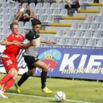 Fragment sparingu Korona Kielce - Widzew Łódź / Kamil Król / Radio Kielce