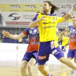 Fragment meczu Vive Targi Kielce - Azoty Puławy / Kamil Król / Radio Kielce