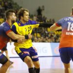 Fragment meczu Vive Targi Kielce - Azoty Puławy / Kamil Król / Radio Kielce