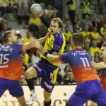 Fragment meczu Vive Targi Kielce - Azoty Puławy / Kamil Król / Radio Kielce