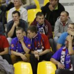 Zespół Azotów dopingowała kilkuosobowa grupa kibiców / Kamil Król / Radio Kielce