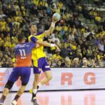 Fragment meczu Vive Targi Kielce - Azoty Puławy / Kamil Król / Radio Kielce