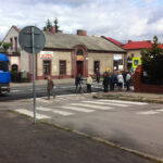 Blokada na odcinku dróg krajowych 9 i 74 w Opatowie. / Teresa Czajkowska / Radio Kielce