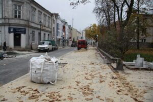 Remont ulic w centrum Kielc. Ulica Wesoła. / Piotr Michalski / Radio Kielce