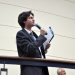 Dzień Otwarty Uniwersytetu Jana Kochanowskiego - prowadzący spotkanie Jan Duda / Maciej Wadowski / Radio Kielce