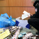 Celnicy zarekwirowali papierosy bez akcyzy. / Służba celna