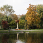 Jesień w Kielcach. Staw w Parku Miejskim. / Wojciech Habdas / Radio Kielce