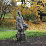 Jesień w Kielcach. Rzeźby przy ul. Staszica. / Wojciech Habdas / Radio Kielce