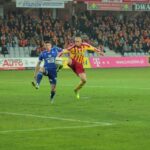 Fragment meczu Korona Kielce - Ruch Chorzów / Krzysztof Żołądek / Radio Kielce