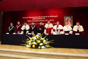 22.10.2013 Inauguracja roku akademickiego w Wyższym Seminarium Duchownym. / Wojciech Habdas / Radio Kielce