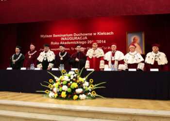 22.10.2013 Inauguracja roku akademickiego w Wyższym Seminarium Duchownym. / Wojciech Habdas / Radio Kielce