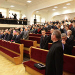 22.10.2013 Inauguracja roku akademickiego w Wyższym Seminarium Duchownym. / Wojciech Habdas / Radio Kielce