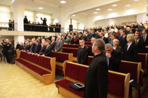 22.10.2013 Inauguracja roku akademickiego w Wyższym Seminarium Duchownym. / Wojciech Habdas / Radio Kielce