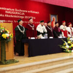 22.10.2013 Inauguracja roku akademickiego w Wyższym Seminarium Duchownym. / Wojciech Habdas / Radio Kielce