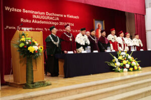 22.10.2013 Inauguracja roku akademickiego w Wyższym Seminarium Duchownym. / Wojciech Habdas / Radio Kielce