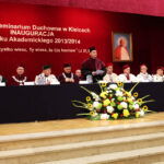 22.10.2013 Inauguracja roku akademickiego w Wyższym Seminarium Duchownym. / Wojciech Habdas / Radio Kielce