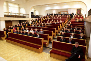 22.10.2013 Inauguracja roku akademickiego w Wyższym Seminarium Duchownym. / Wojciech Habdas / Radio Kielce