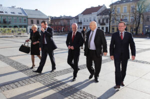 22.10.2013 Konferencja prasowa świętokrzyskiego SLD z udziałem Józefa Oleksego / Wojciech Habdas / Radio Kielce