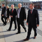 22.10.2013 Konferencja prasowa świętokrzyskiego SLD z udziałem Józefa Oleksego / Wojciech Habdas / Radio Kielce