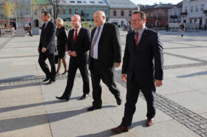 22.10.2013 Konferencja prasowa świętokrzyskiego SLD z udziałem Józefa Oleksego / Wojciech Habdas / Radio Kielce