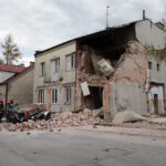 29.10.2013 Runęła ściana budynku przy ul. Kaczorowskiego / Wojciech Habdas / Radio Kielce