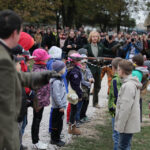 Hubertus Świętokrzyski w Tokarni. Pokaz sokolniczy. / Wojciech Habdas / Radio Kielce