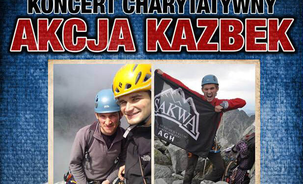 Koncert charytatywny na rzecz akcji poszukiwawczej trzech alpinistów, którzy zaginęli na Kaukazie