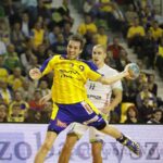 Fragment meczu Vive Targi - Gaz System Pogoń Szczecin / Kamil Król / Radio Kielce