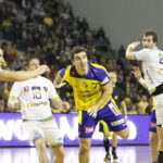 Fragment meczu Vive Targi - Gaz System Pogoń Szczecin / Kamil Król / Radio Kielce