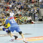 3. kolejka Ligi Mistrzów piłkarzy ręcznych: mecz Orlen Wisła Płock - Vive Targi Kielce / Kamil Król / Radio Kielce