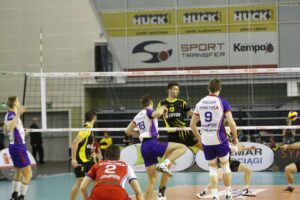 Fragment meczu Effector Kielce - Lotos Trefl Gdańsk / Kamil Król / Radio Kielce