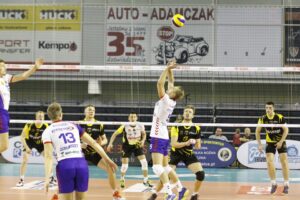 Fragment meczu Effector Kielce - Lotos Trefl Gdańsk / Kamil Król / Radio Kielce