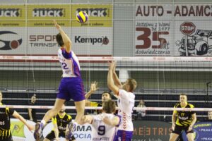 Fragment meczu Effector Kielce - Lotos Trefl Gdańsk / Kamil Król / Radio Kielce