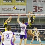 Fragment meczu Effector Kielce - Lotos Trefl Gdańsk / Kamil Król / Radio Kielce