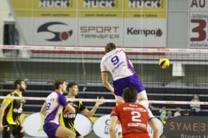 Fragment meczu Effector Kielce - Lotos Trefl Gdańsk / Kamil Król / Radio Kielce