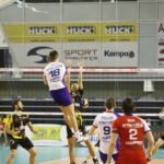 Fragment meczu Effector Kielce - Lotos Trefl Gdańsk / Kamil Król / Radio Kielce
