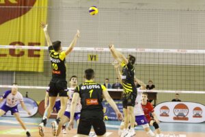 Fragment meczu Effector Kielce - Lotos Trefl Gdańsk / Kamil Król / Radio Kielce