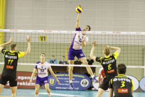 Fragment meczu Effector Kielce - Lotos Trefl Gdańsk / Kamil Król / Radio Kielce