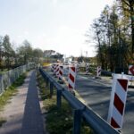 Budowa tymczasowego mostu w Woli Jachowej / Stanisław Blinstrub / Radio Kielce