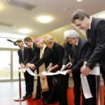 Otwarcie Biblioteki Uniwersyteckiej - uroczyste przecięcie wstęgi / Stanisław Blinstrub / Radio Kielce