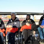 Niepełnosprawni podróżują pociągiem po Polsce. 19.10 dotarli do Kielc / Kamil Król / Radio Kielce